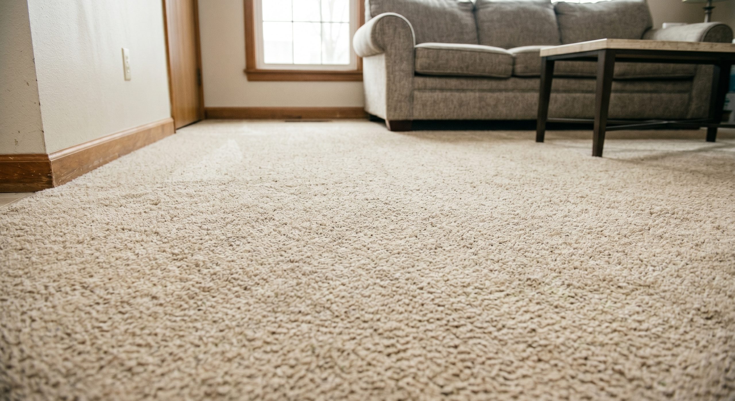 Carpet After Steam Clean