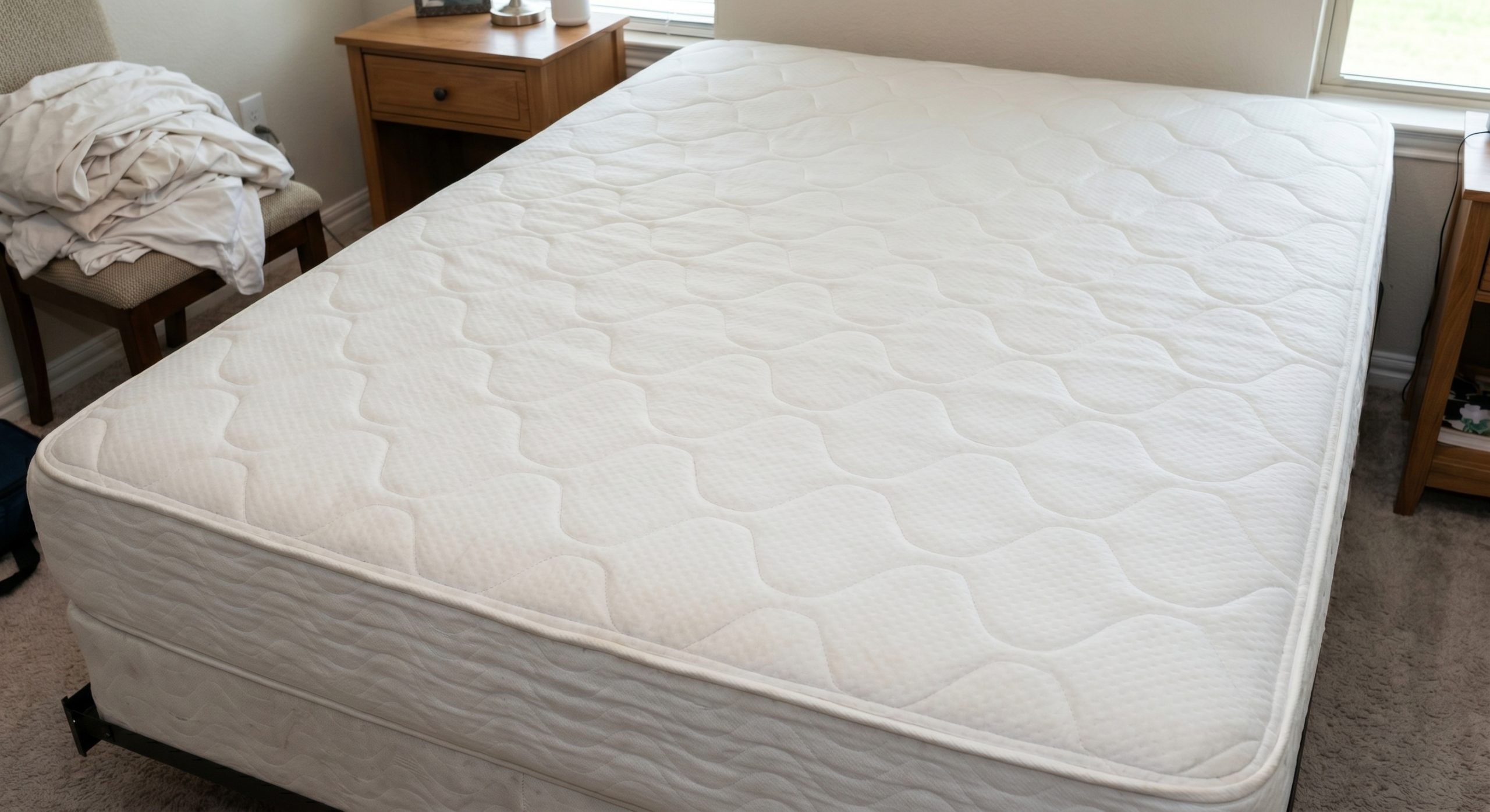 Mattress After Steam Clean