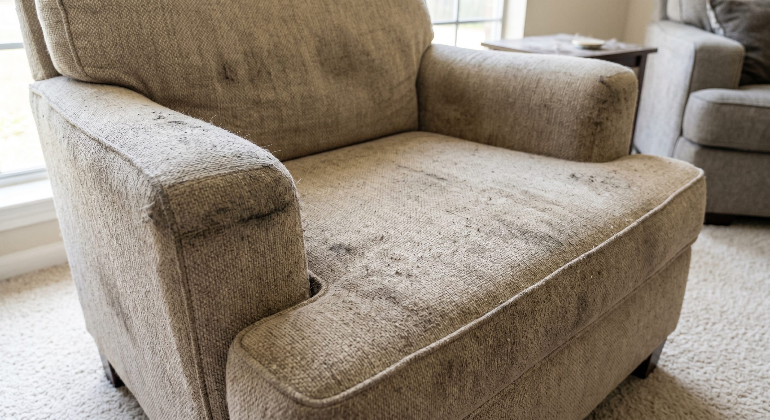 Sofa Before Steam Clean